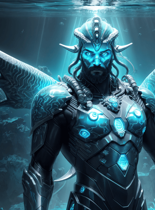 merman, armor, marine