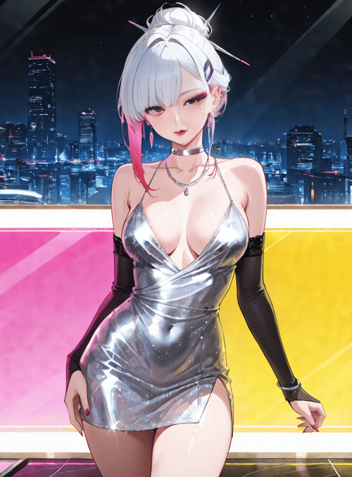 woman, cityscape, cocktail