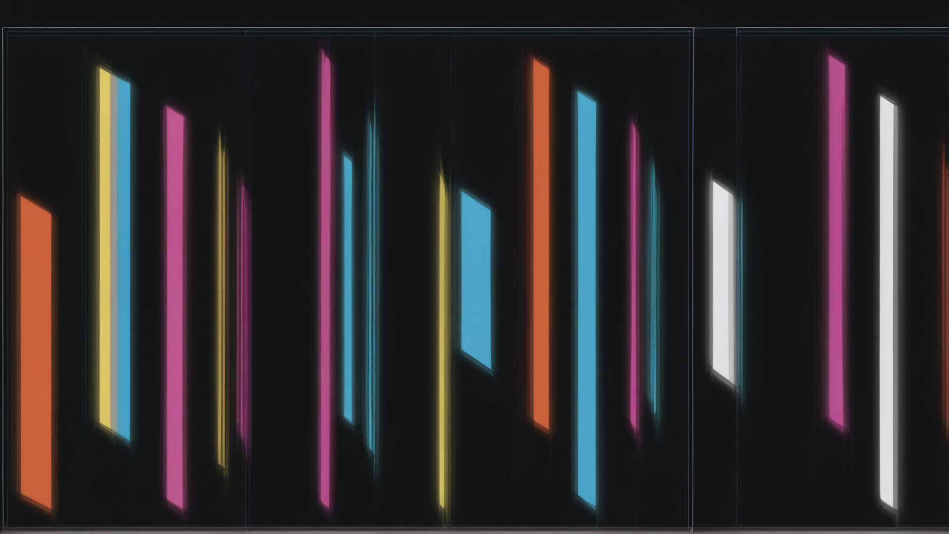 AI generated wallpaper featuring windows, stripes, light