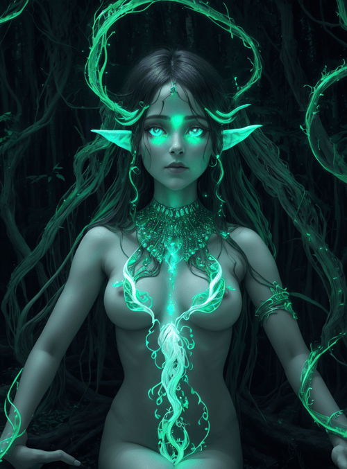 elf, spirit, nature
