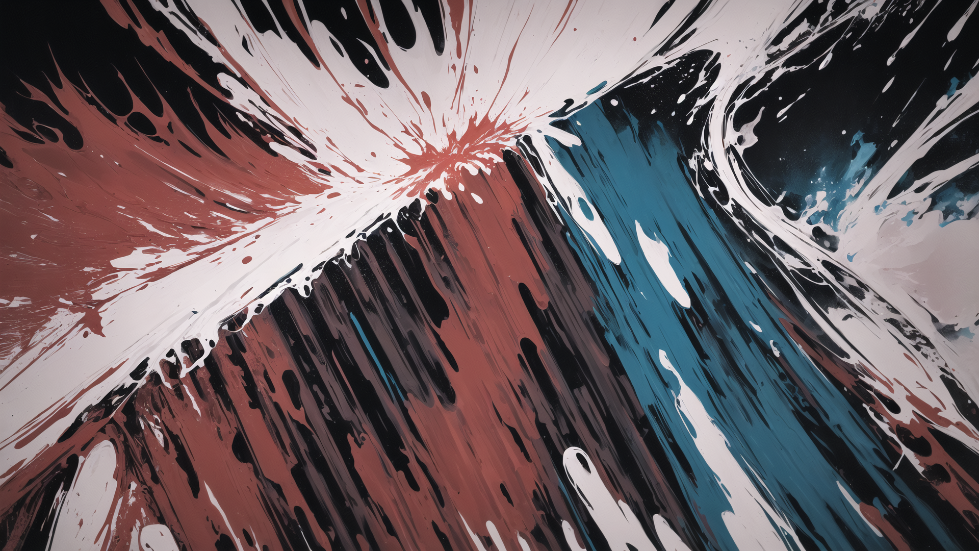 AI generated wallpaper featuring splash, paint, abstract