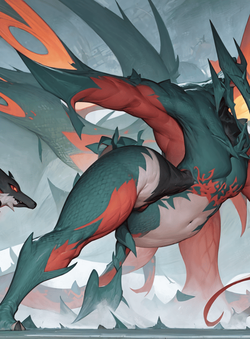 dragon, creature, fantasy