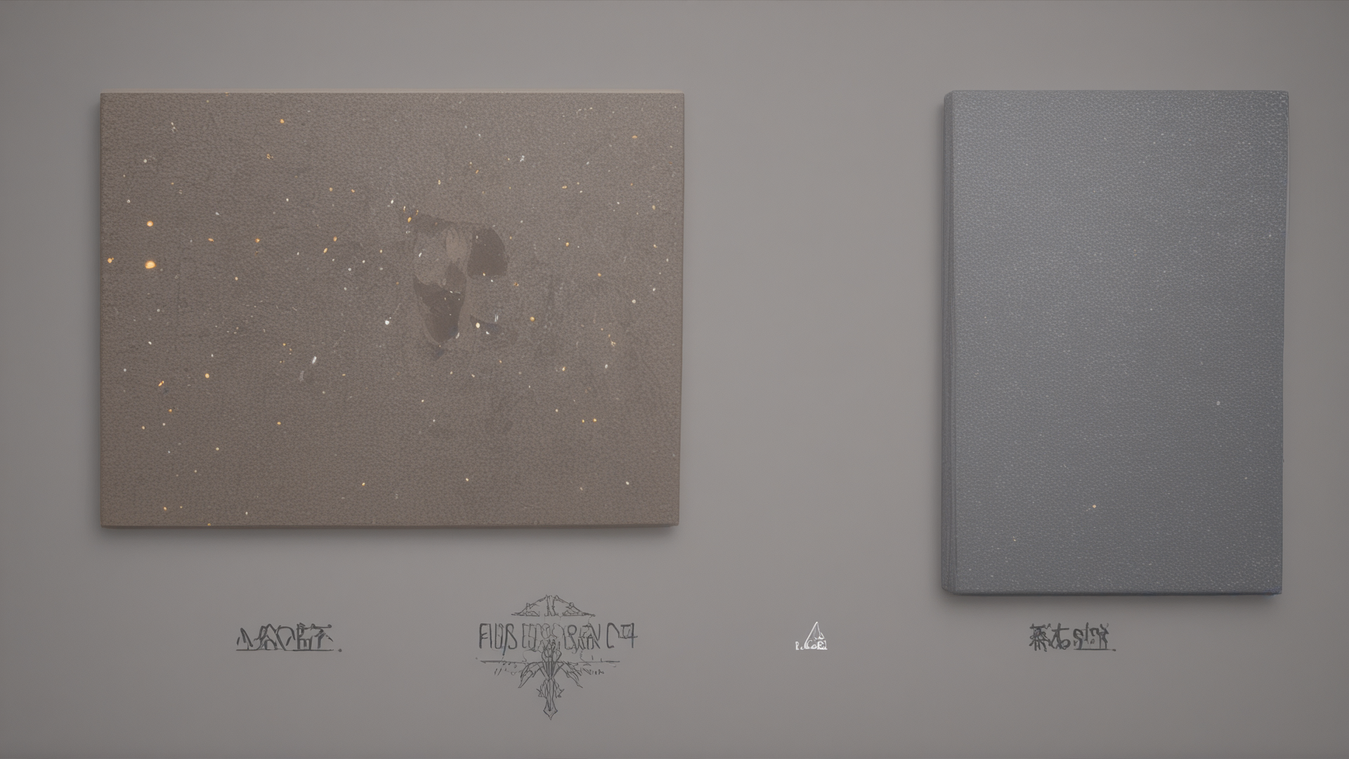 AI generated wallpaper featuring artwork, canvas, book