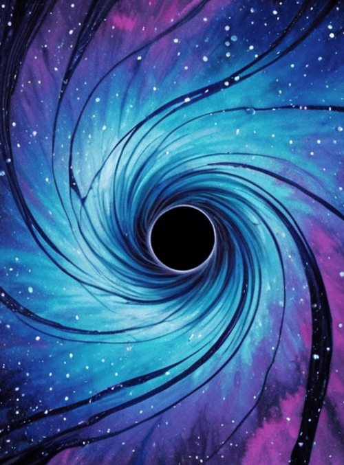 galaxy, black hole, spiral