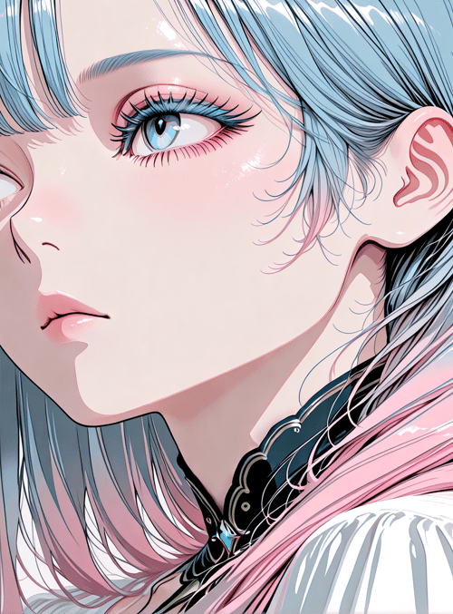 girl, anime, character