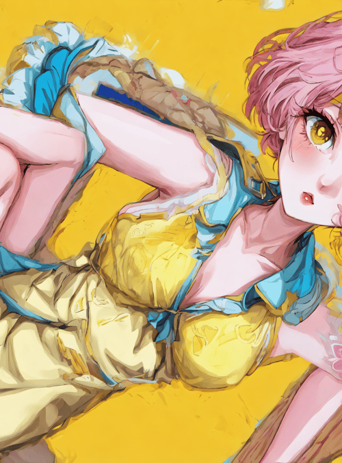 girl, anime, character