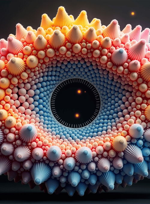 eye, sphere, structure, pattern, design, abstract, geometric, form, art, object