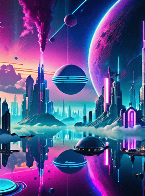 city, space, buildings