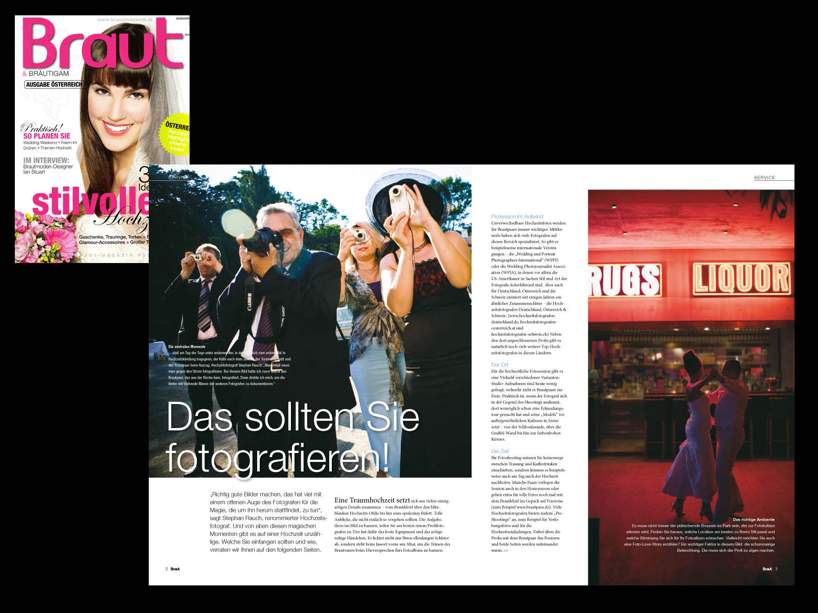 Braut und Bräutigam Magazine