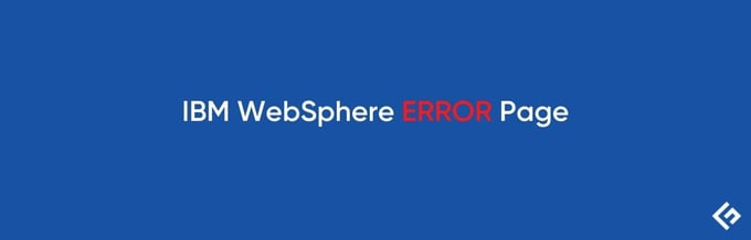 IBM-WebSphere-ERROR-Page