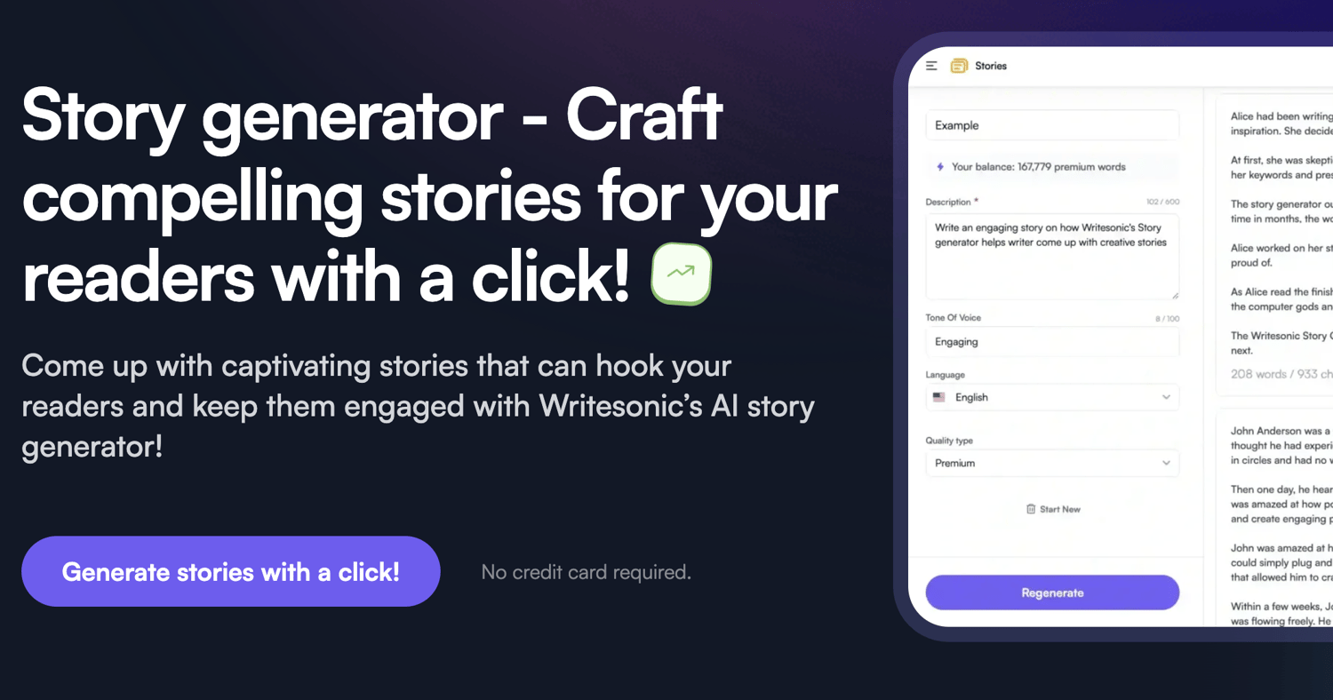 Writesonic-AI-Story-Generator