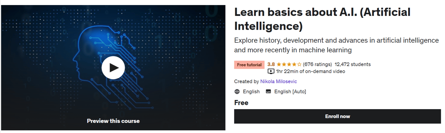 Free-Artificial-Intelligence-Tutorial-Learn-basics-about-A-I-Artificial-Intelligence-Udemy