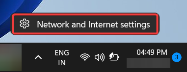 Network-Internet-settings