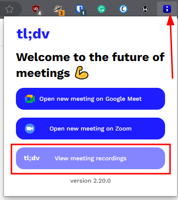 tldv browser extension