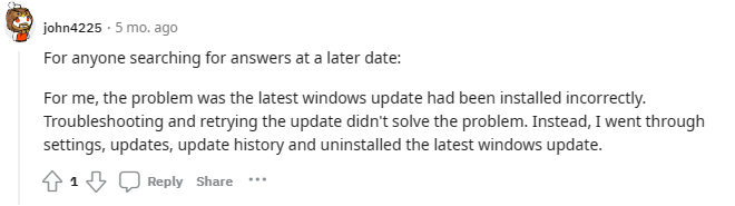 Updates deinstallieren
