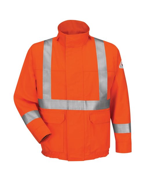 Lined Bomber Jacket with CSA Compliant Reflective Trim - EXCEL FR® ComforTouch