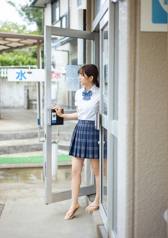 图片[38]-[G Teledigital! Photobook] Nanako Kurosaki 黑嵜菜菜子 - Don't take off your sailor uniform! ! 不要脱掉你的水手服！！ (2023-07-30) - 在线免费观看-阅图吧