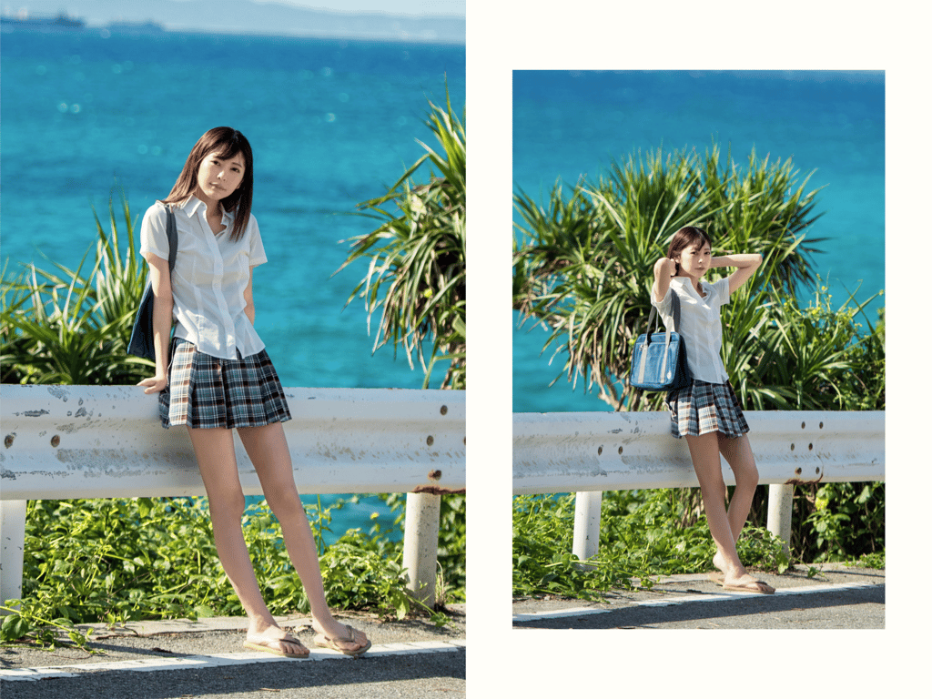 图片[5]-#森日向子 裸体写真集『夏 奔跑 天空 Blue sky Blue』制服未公开篇 - 全本免费在线观看-阅图吧