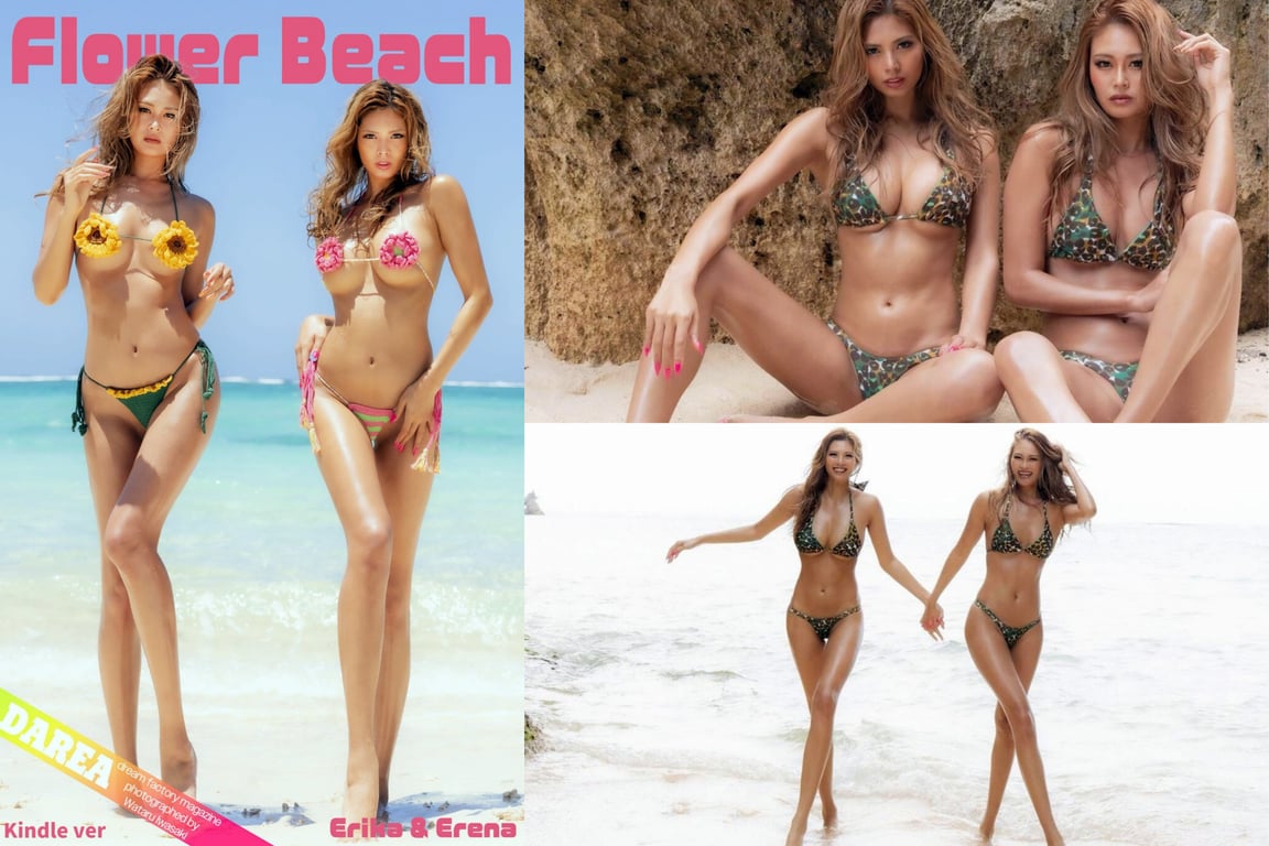 #堀绘里香＆工藤惠丽奈「花田系列」Flower Beach！南国海滩的花绳比基尼（DAREA STUDIO) - 全本免费在线观看-阅图吧
