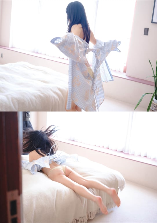 图片[7]-岸美优「才不小呢。」 DOLCEデジタル写真集 - 在线免费观看-阅图吧