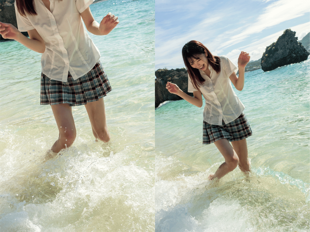 图片[22]-#森日向子 裸体写真集『夏 奔跑 天空 Blue sky Blue』制服未公开篇 - 全本免费在线观看-阅图吧