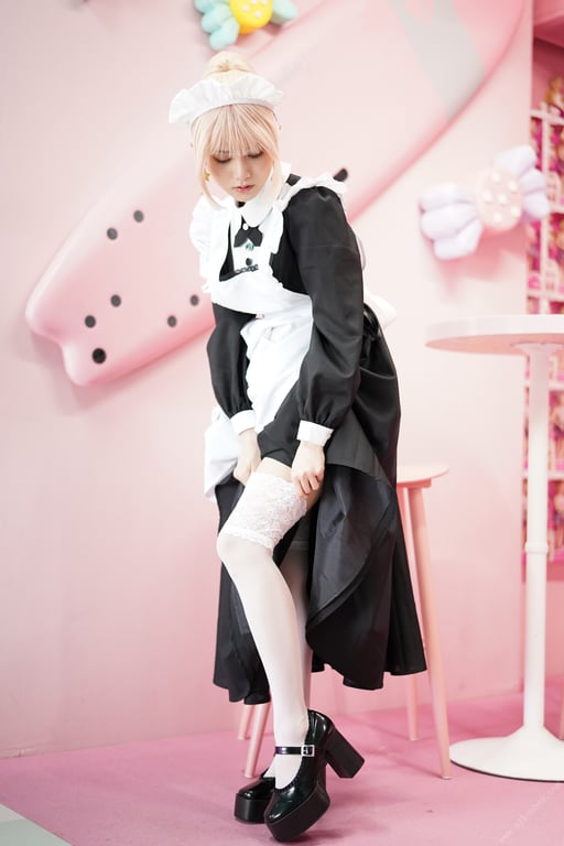 图片[25]-#Nashiko Momotsuki 桃月奈希子 Bukiyo na Senpai. Collaboration Cosplay Gravure 「笨拙的前辈。」合作角色扮演写真 (2021.12.17) - 全本免费在线观看-阅图吧