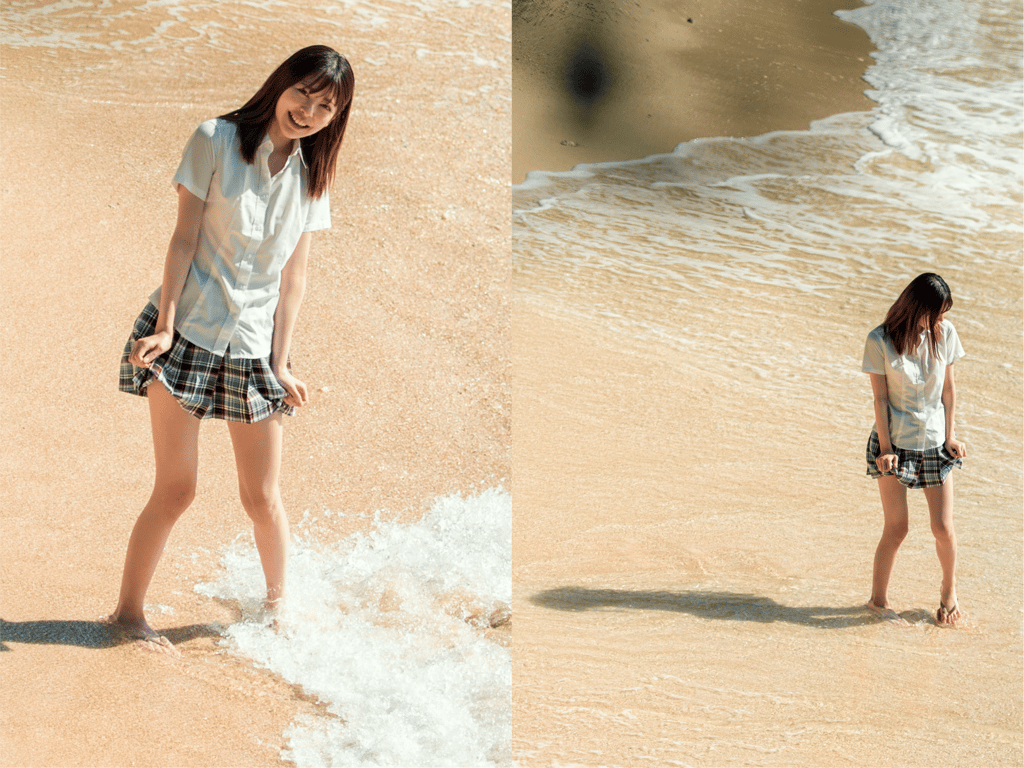 图片[15]-#森日向子 裸体写真集『夏 奔跑 天空 Blue sky Blue』制服未公开篇 - 全本免费在线观看-阅图吧