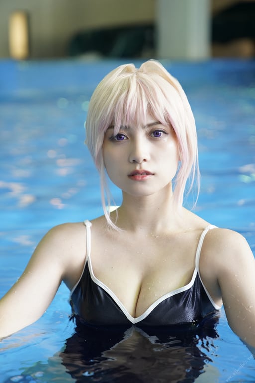 图片[8]-#Nashiko Momotsuki 桃月奈希子 Bukiyo na Senpai. Collaboration Cosplay Gravure 「笨拙的前辈。」合作角色扮演写真 (2021.12.17) - 全本免费在线观看-阅图吧