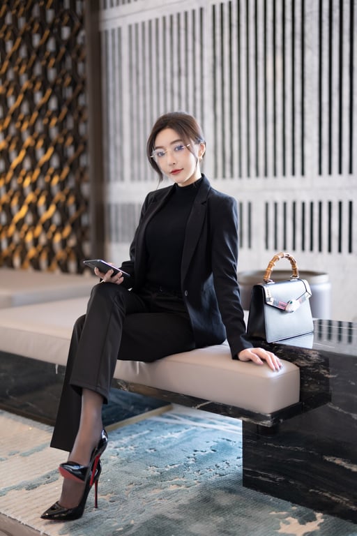 图片[11]-#Hot 王馨瑶 黑色西装加西裤高启兰 - 全本免费在线观看-阅图吧