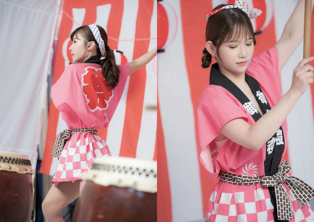 图片[4]-#Rio Kuriyama 栗山莉绪 & Rena Momozono 桃园怜奈 – Naked Wild Drummer 全裸大闹太鼓 - 全本免费在线观看-阅图吧