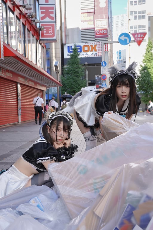 图片[41]-#水那しおね×うたたね翠 ぷれでたーらっと写真集 「野生のメイドがあらわれた！」 - 全本免费在线观看-阅图吧