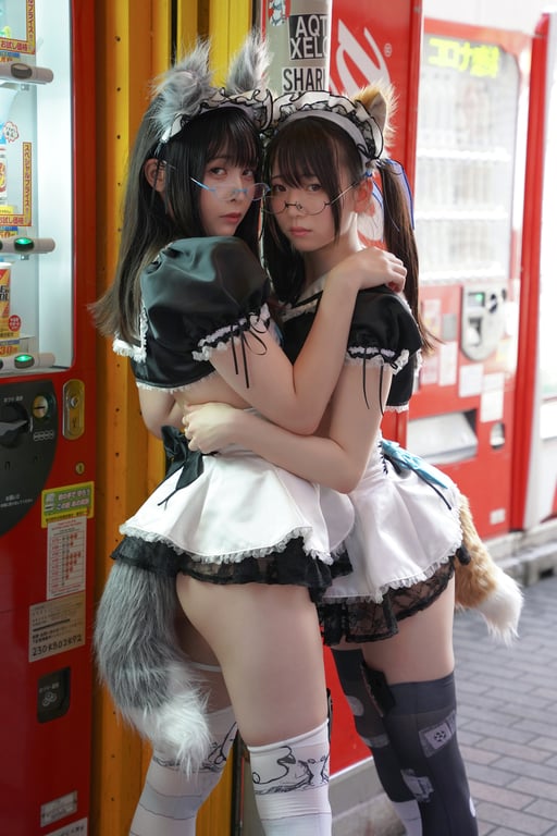 图片[23]-#水那しおね×うたたね翠 ぷれでたーらっと写真集 「野生のメイドがあらわれた！」 - 全本免费在线观看-阅图吧