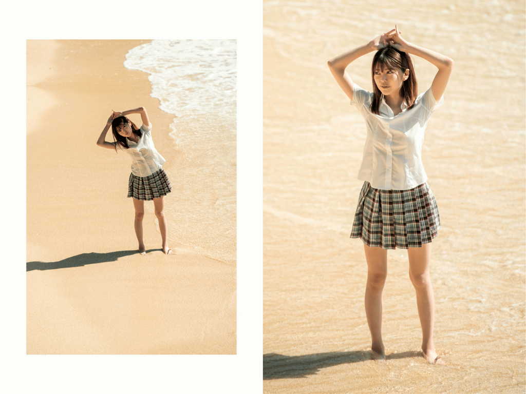 图片[17]-#森日向子 裸体写真集『夏 奔跑 天空 Blue sky Blue』制服未公开篇 - 全本免费在线观看-阅图吧