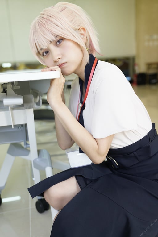 图片[20]-#Nashiko Momotsuki 桃月奈希子 Bukiyo na Senpai. Collaboration Cosplay Gravure 「笨拙的前辈。」合作角色扮演写真 (2021.12.17) - 全本免费在线观看-阅图吧
