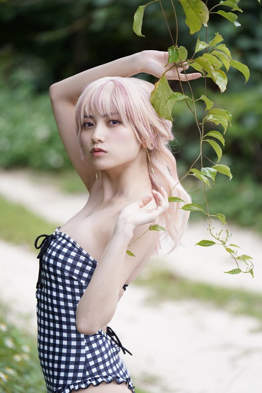 图片[30]-#Nashiko Momotsuki 桃月奈希子 Bukiyo na Senpai. Collaboration Cosplay Gravure 「笨拙的前辈。」合作角色扮演写真 (2021.12.17) - 全本免费在线观看-阅图吧