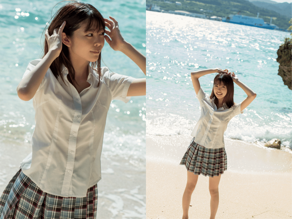 图片[11]-#森日向子 裸体写真集『夏 奔跑 天空 Blue sky Blue』制服未公开篇 - 全本免费在线观看-阅图吧