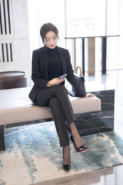 图片[13]-#Hot 王馨瑶 黑色西装加西裤高启兰 - 全本免费在线观看-阅图吧