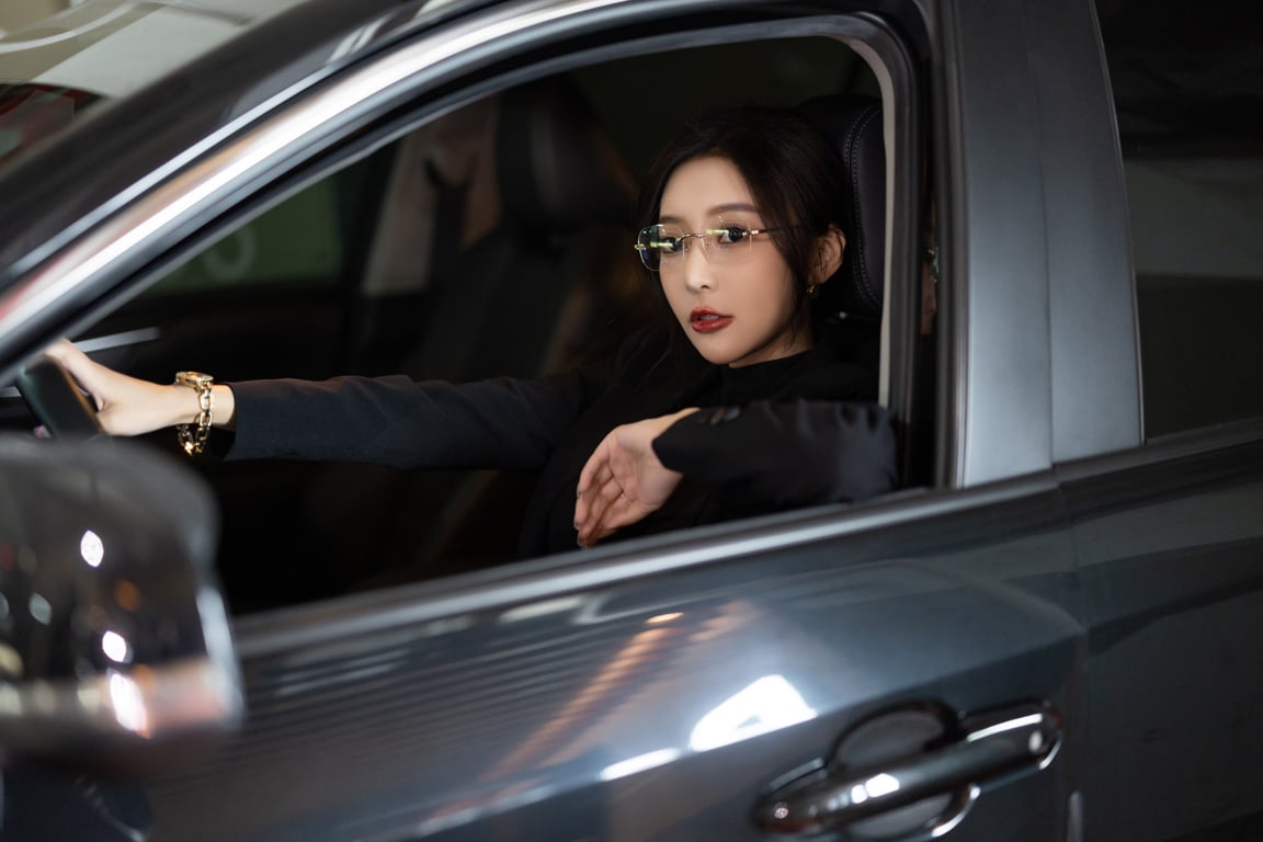 Hot 王馨瑶 黑色西装加西裤高启兰-阅图吧