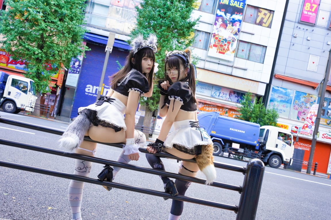 图片[53]-#水那しおね×うたたね翠 ぷれでたーらっと写真集 「野生のメイドがあらわれた！」 - 全本免费在线观看-阅图吧