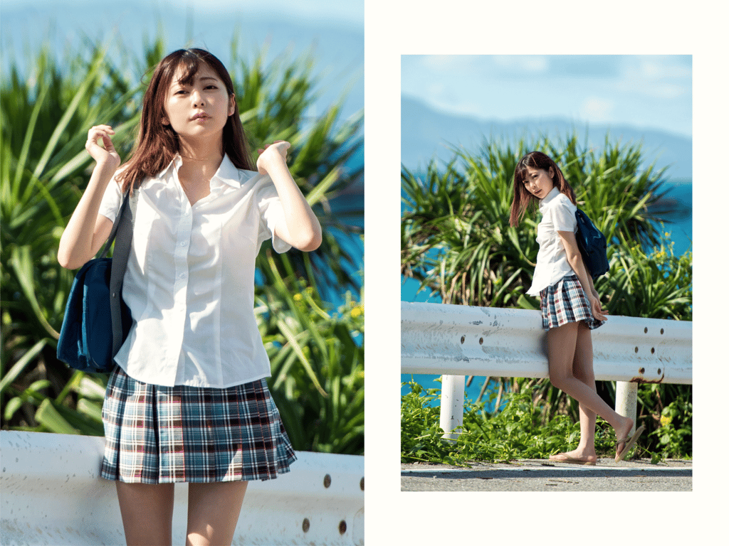 图片[3]-#森日向子 裸体写真集『夏 奔跑 天空 Blue sky Blue』制服未公开篇 - 全本免费在线观看-阅图吧