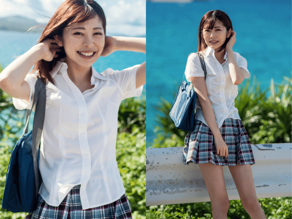 图片[4]-#森日向子 裸体写真集『夏 奔跑 天空 Blue sky Blue』制服未公开篇 - 全本免费在线观看-阅图吧