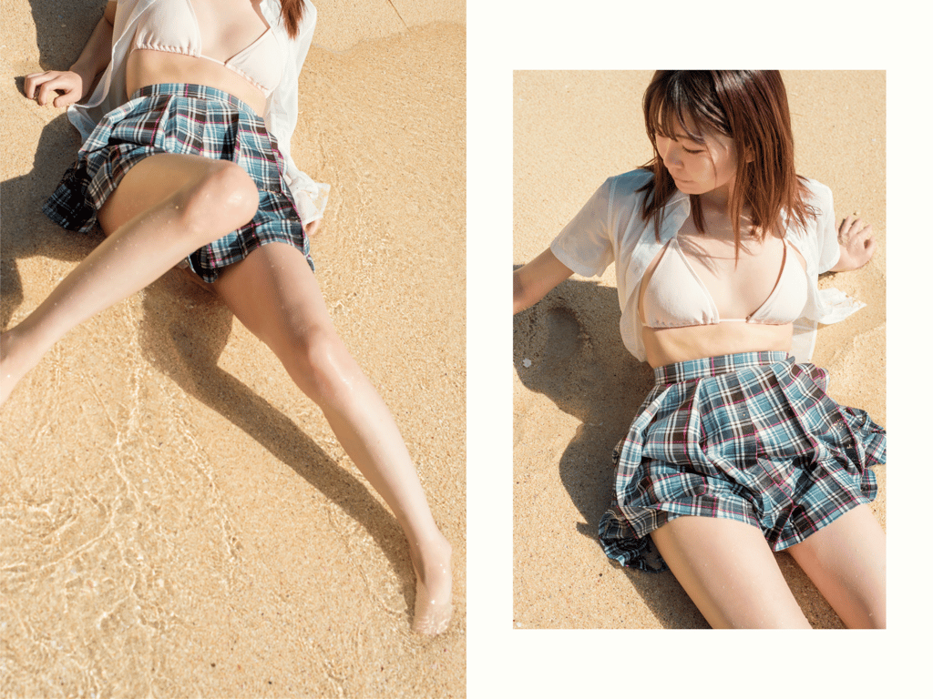 图片[35]-#森日向子 裸体写真集『夏 奔跑 天空 Blue sky Blue』制服未公开篇 - 全本免费在线观看-阅图吧