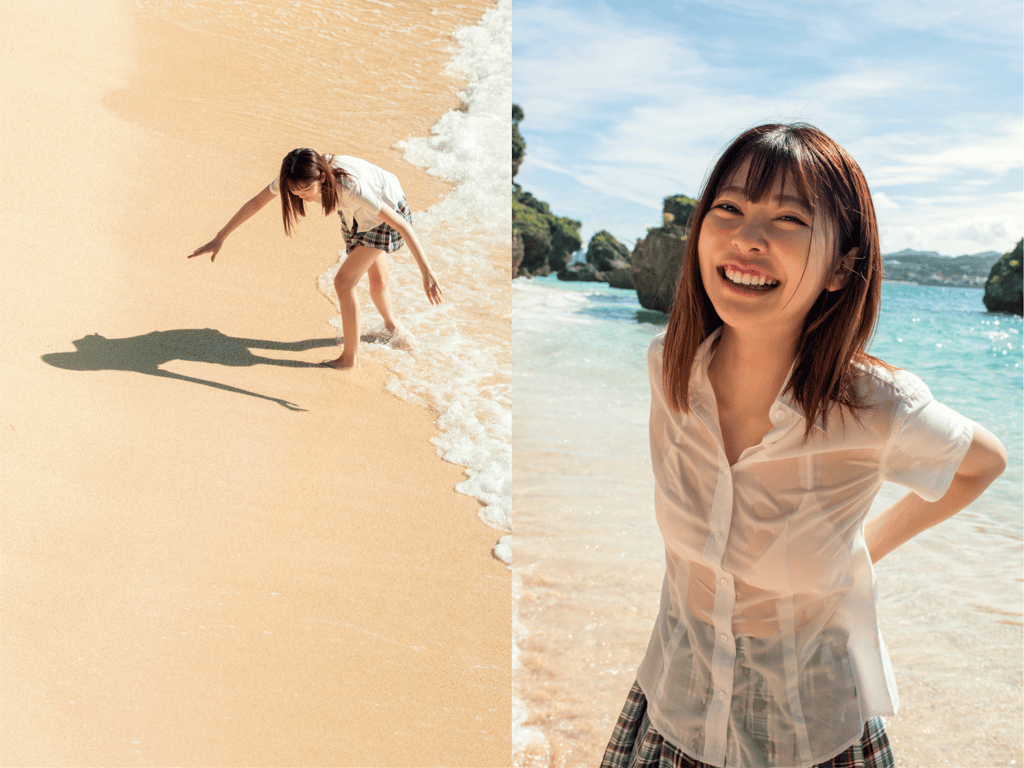 图片[27]-#森日向子 裸体写真集『夏 奔跑 天空 Blue sky Blue』制服未公开篇 - 全本免费在线观看-阅图吧