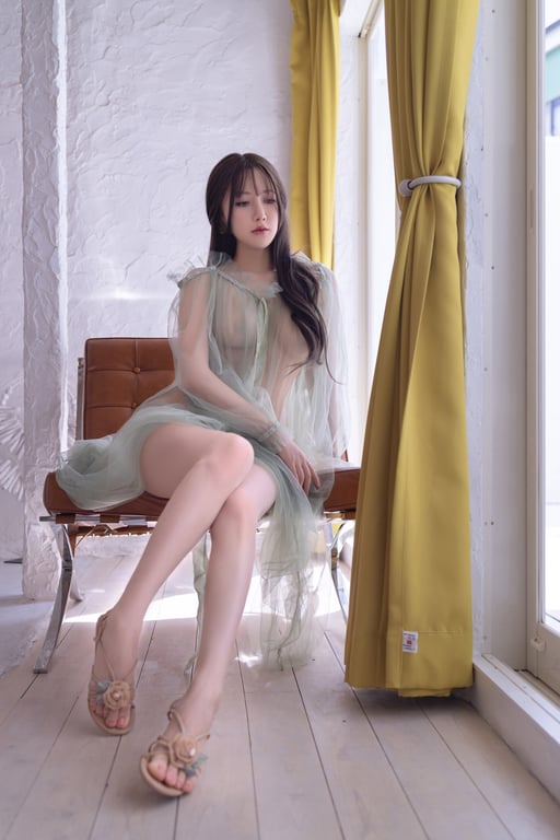 图片[43]-#鱼子酱绿色薄纱写真 - 全本免费在线观看-阅图吧