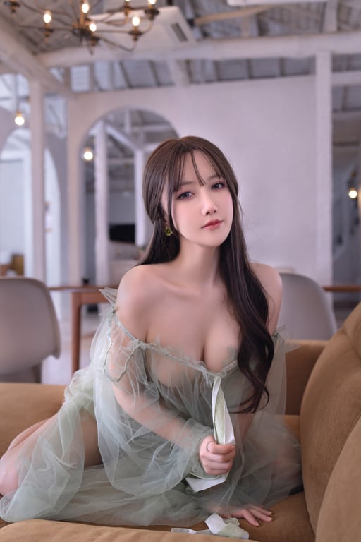 图片[64]-#鱼子酱绿色薄纱写真 - 全本免费在线观看-阅图吧