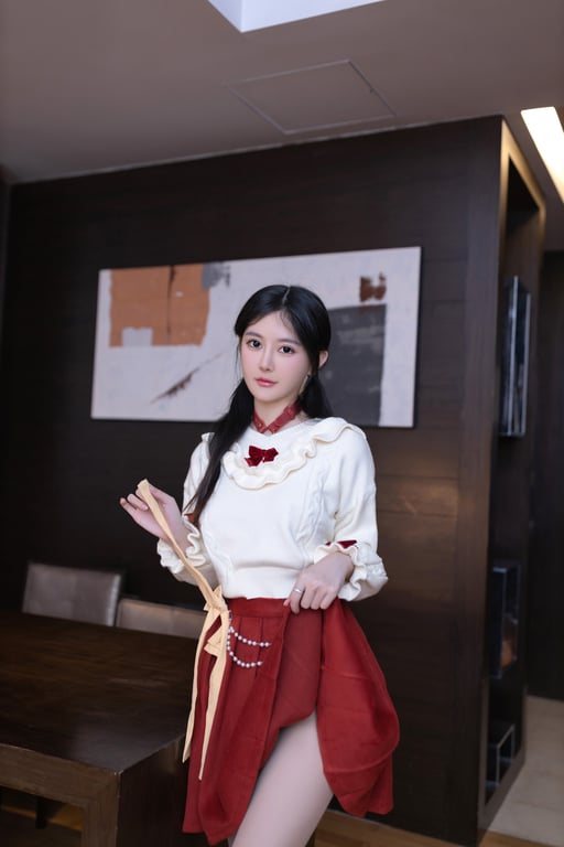 图片[4]-#Hot 谢小蒽 新年特写 红色束缚 - 全本免费在线观看-阅图吧