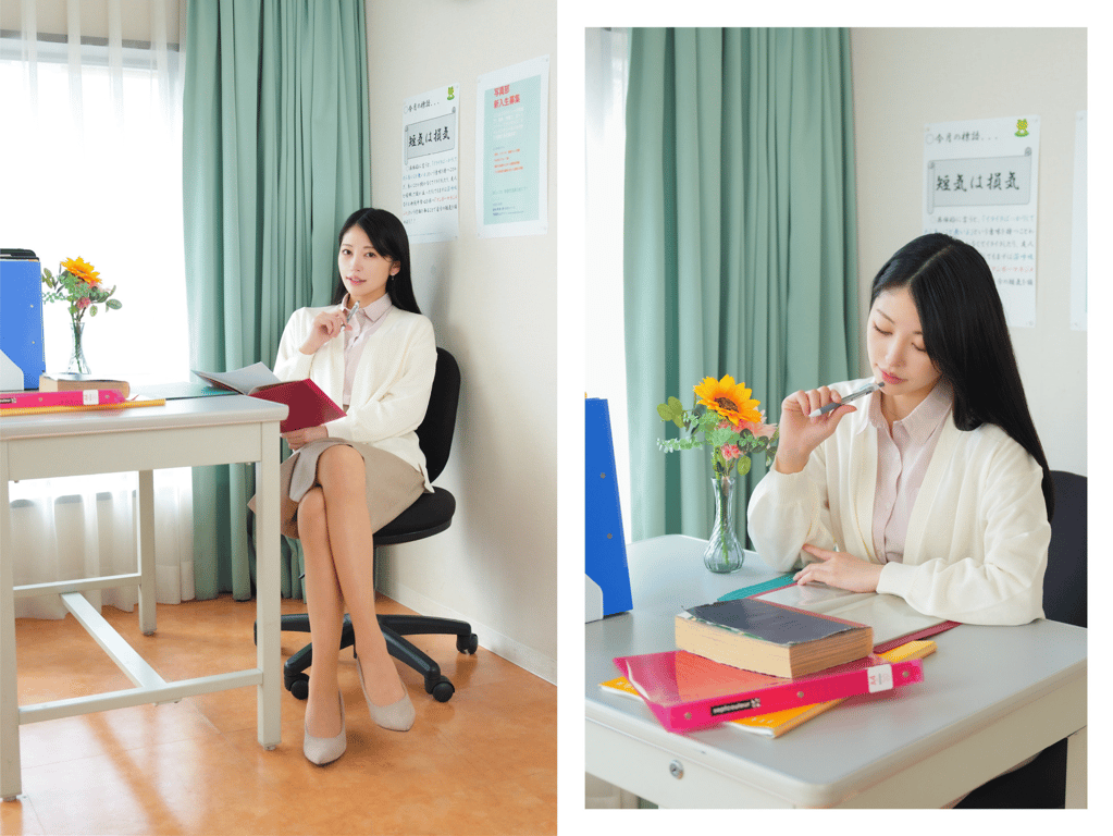 图片[6]-#森日向子 写真集『我、对诱惑教师陷入恋爱 Class.01』 - 全本免费在线观看-阅图吧