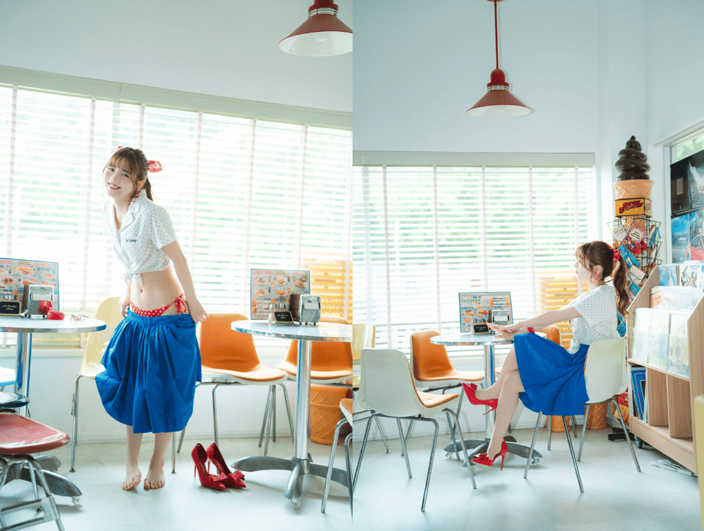 图片[5]-#旬摄女孩 黑嵜菜菜子 vol.2 赤水着で魅せるAMERICAN RETRO GIRL - 全本免费在线观看-阅图吧