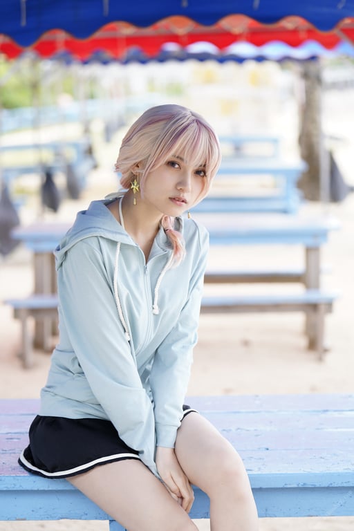 图片[12]-#Nashiko Momotsuki 桃月奈希子 Bukiyo na Senpai. Collaboration Cosplay Gravure 「笨拙的前辈。」合作角色扮演写真 (2021.12.17) - 全本免费在线观看-阅图吧