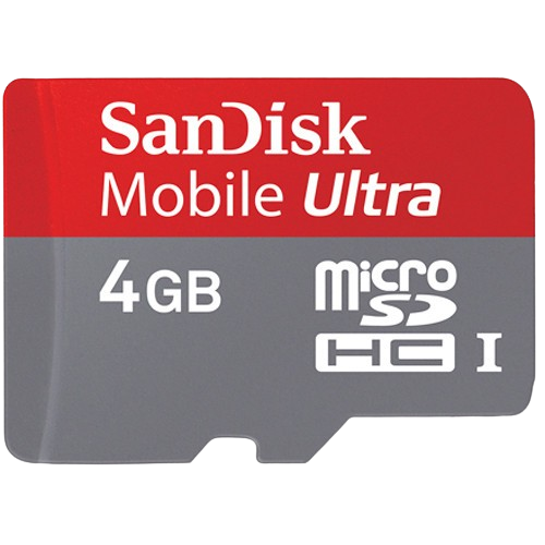 Micro SD card MEMORIA 4GB